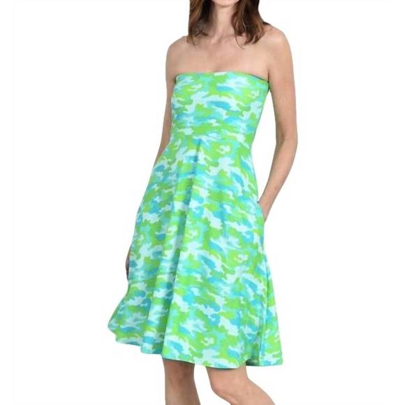 NEW SOUTHWIND laguna dress in mint camo - Picture 2 of 3